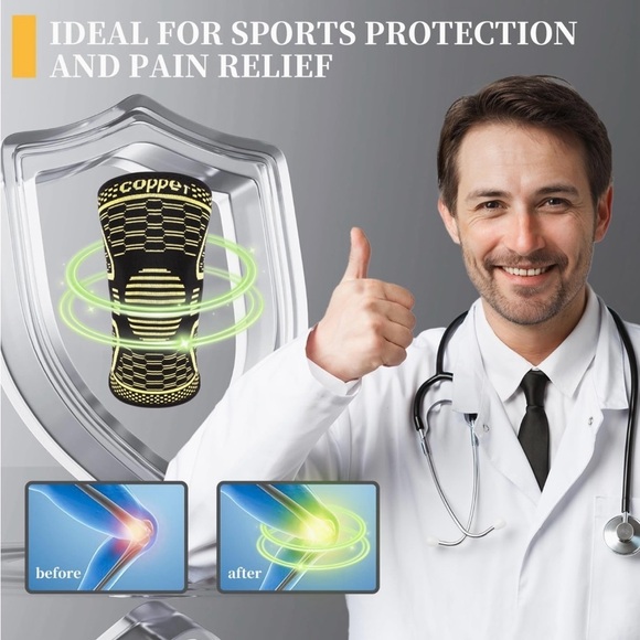 🆕Copper Knee Brace - Picture 3 of 15